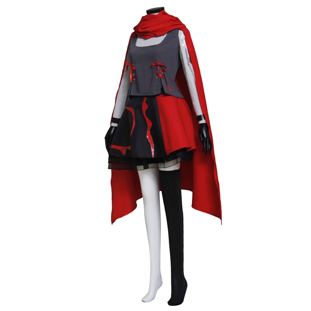 Traje de Cosplay de Ruby Rose Volumen 7 RWBY - Fantasia Cosera