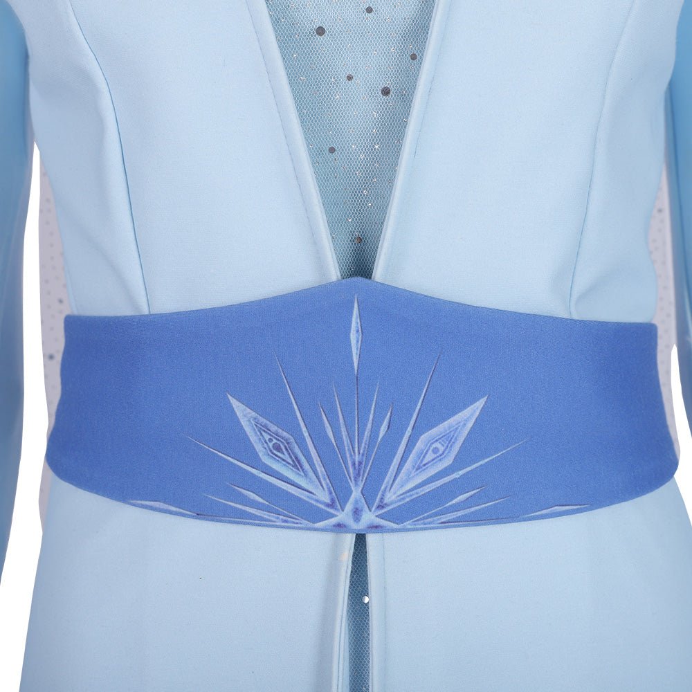 Traje de Cosplay de Elsa de Frozen 2 - Réplica Premium de la Película - Fantasia Cosera