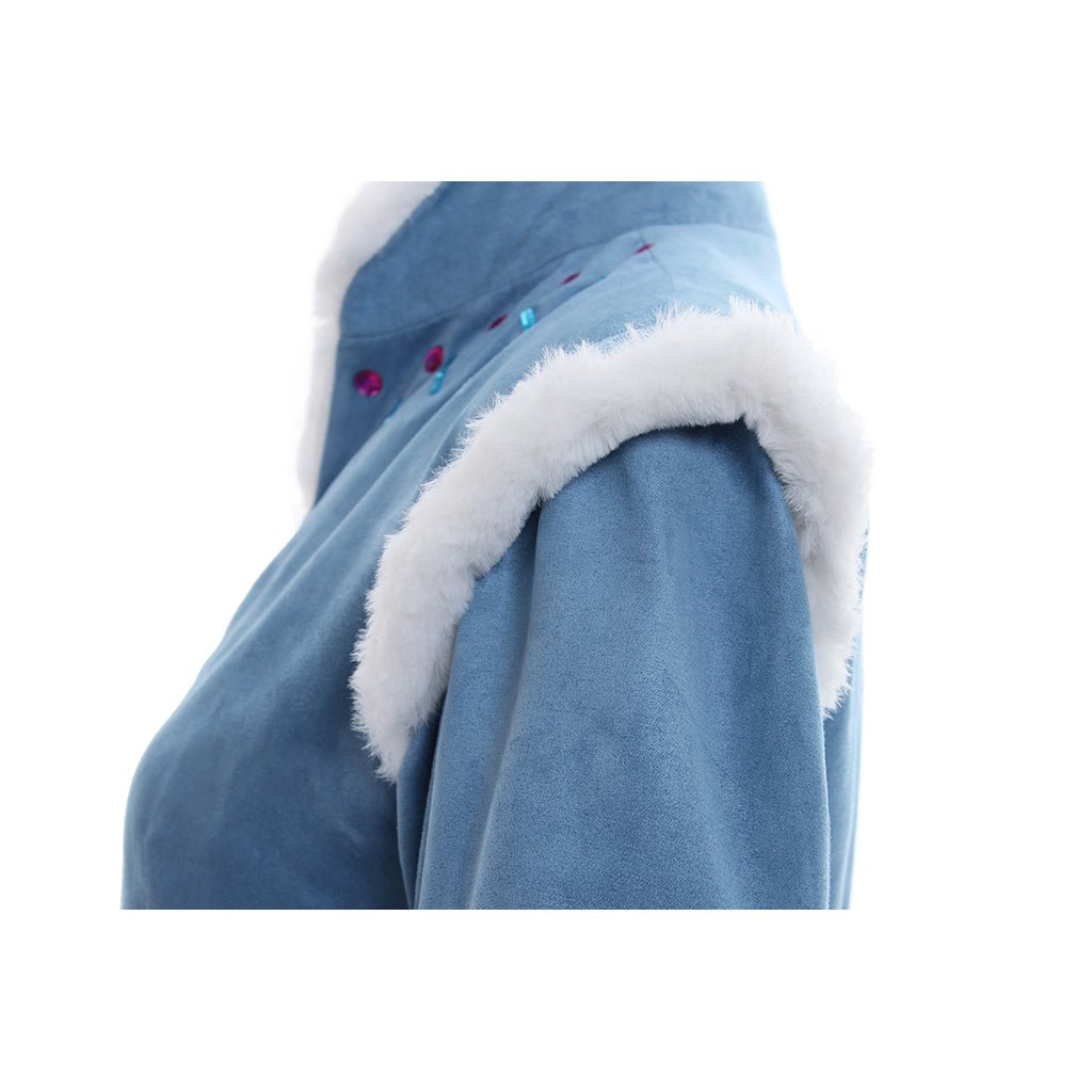 Traje de Cosplay de Anna Princesa | Conjunto de Camisa, Falda y Abrigo para Mujer Adulta en Halloween y Eventos Disney - Fantasia Cosera