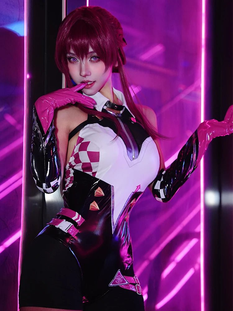 Traje de Cosplay Original de Kafka de Honkai Star Rail - Mono de Carreras Derivado para Mujer - Fantasia Cosera