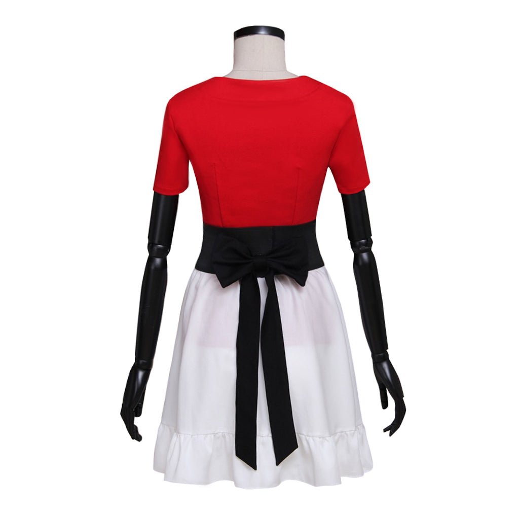 Vestido Rojo Pokéball Disfraz Cosplay - Fantasia Cosera