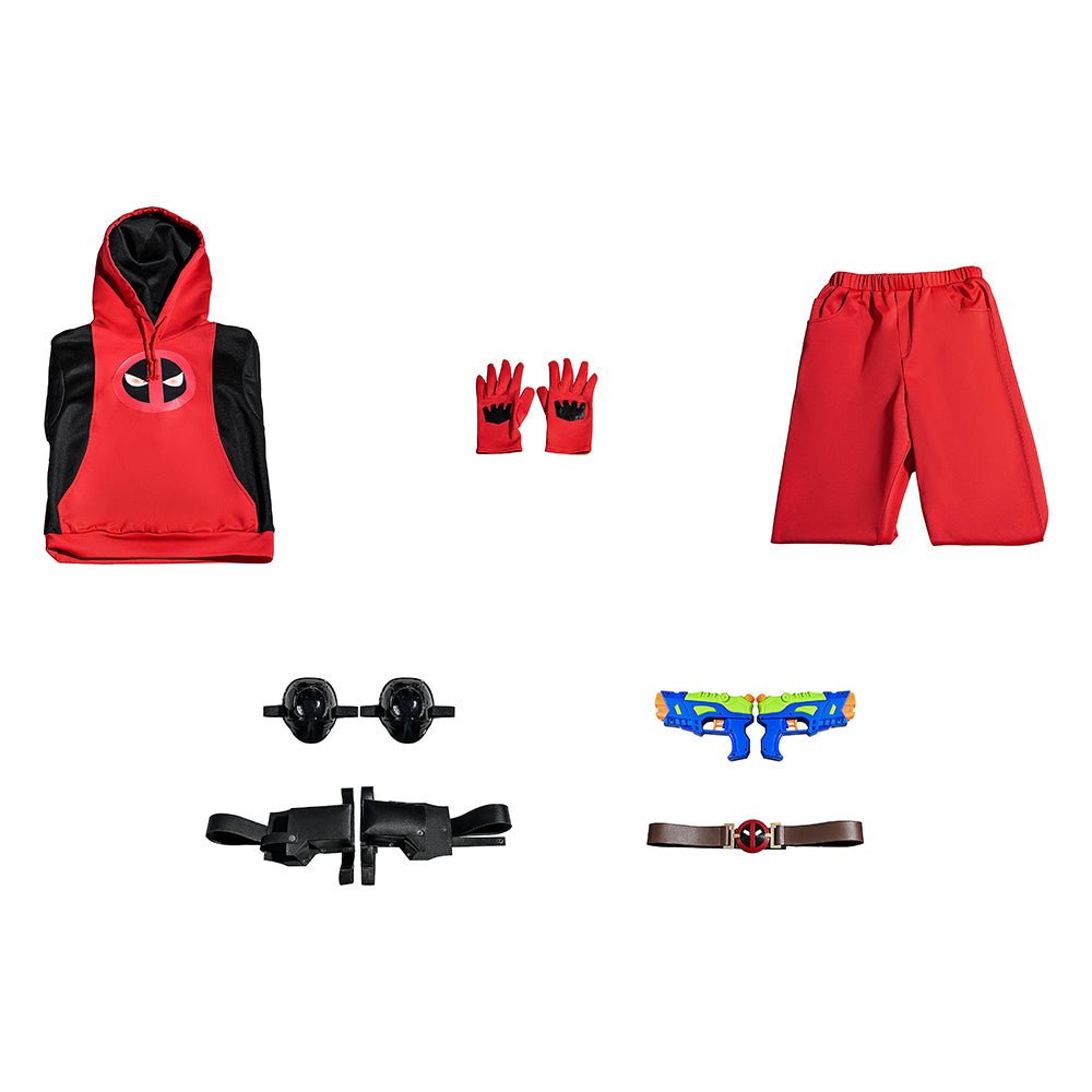 Deadpool 3 - Chaqueta con Capucha para Adultos Disfraz de Cosplay Deadpool - Fantasia Cosera