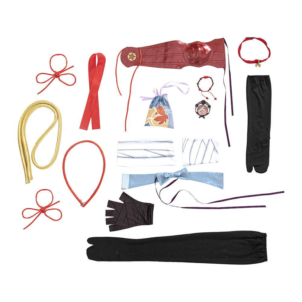 Traje de Cosplay de Yoimiya de Genshin Impact - Outfit Inspirado en Anime, Alta Calidad, Ideal para Roleplay - Fantasia Cosera