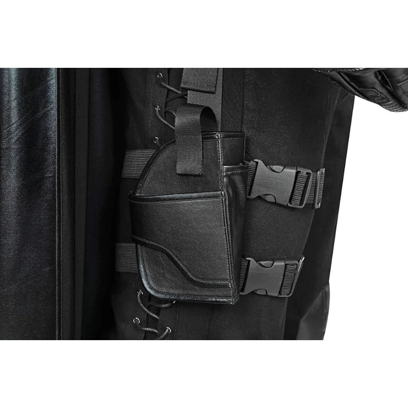 Traje de Cosplay de Piel PU de la Versión de la Película de Batman para Halloween y Fiestas - Fantasia Cosera