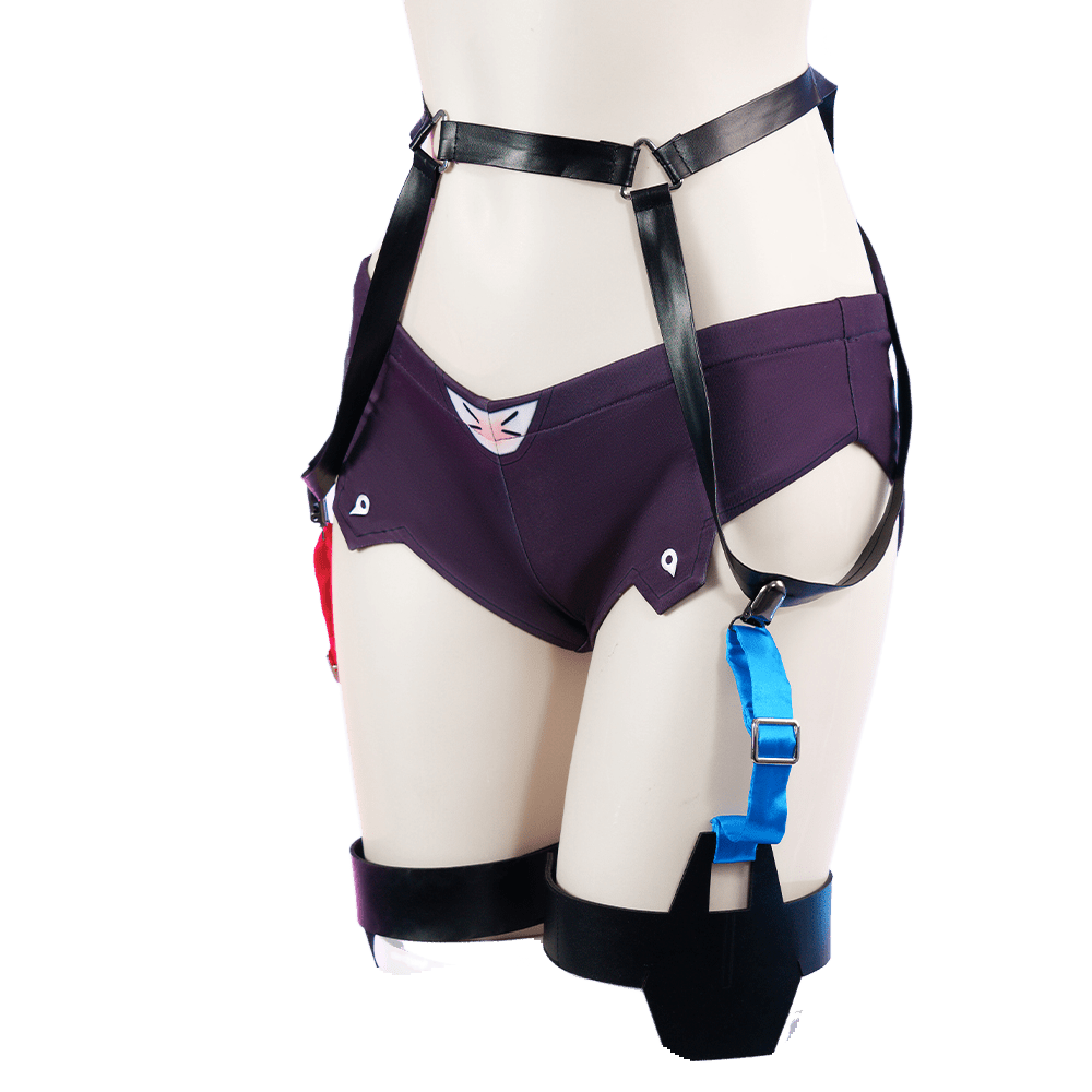 Traje de Cosplay Delirium Blue Delta - Texas the Omertosa de Arknights - Fantasia Cosera