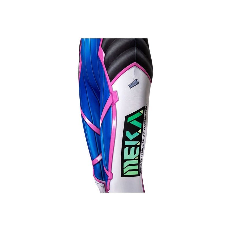 Traje de Cosplay de D.Va de Overwatch - Impresión Digital, Outfit Completo para Fans - Fantasia Cosera