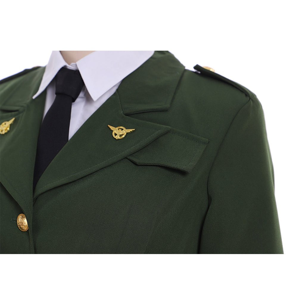 Traje de Cosplay de Agente Femenino de Anime para Halloween - Fantasia Cosera