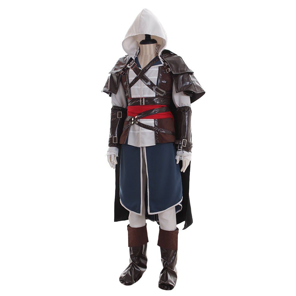 Traje Completo de Edward Kenway con Zapatos - Assassin’s Creed Bandera Negra para Adultos - Fantasia Cosera