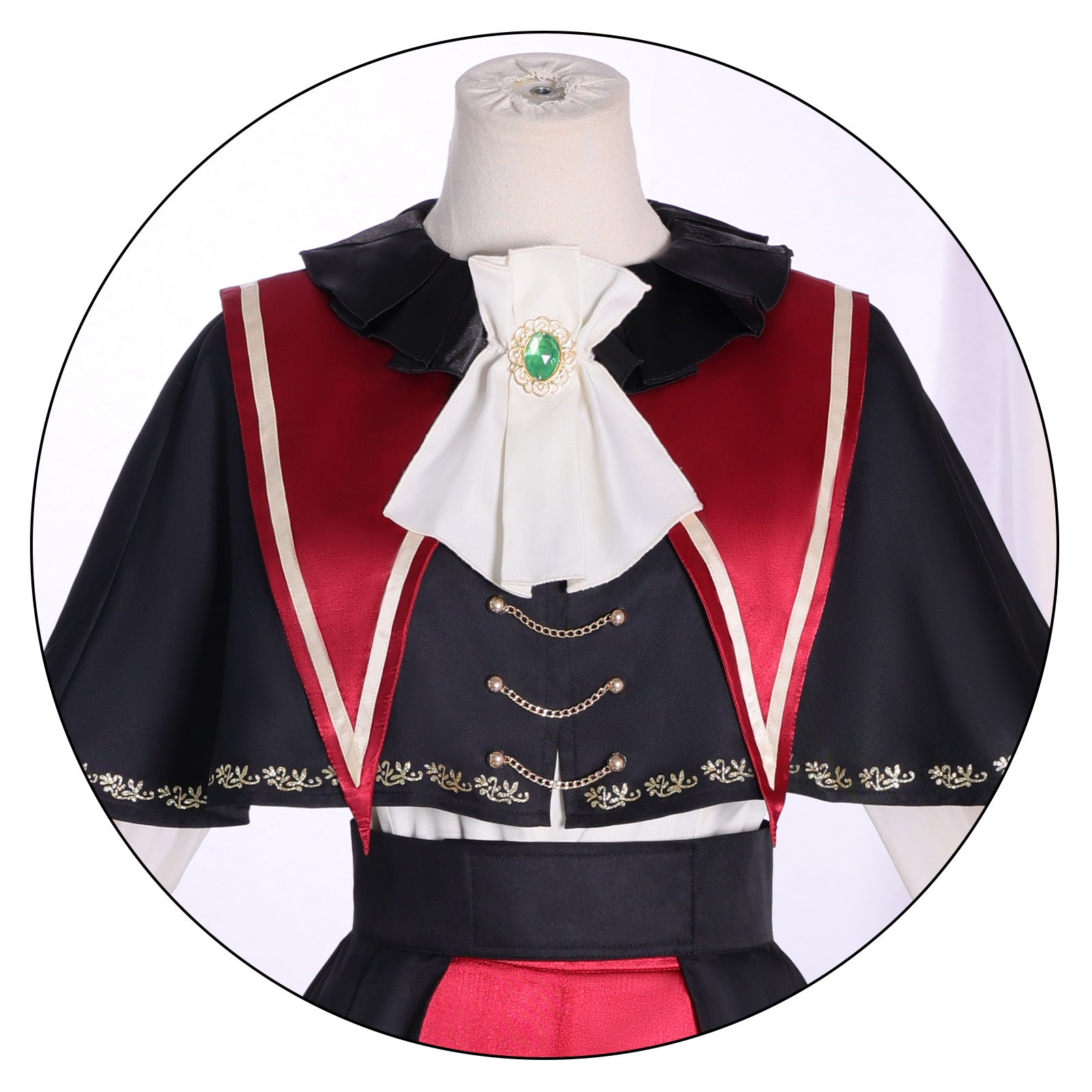 Traje de Cosplay de Wakana Mutsumi de BanG Dream! Ave Mujica - Estilo Gótico - Fantasia Cosera