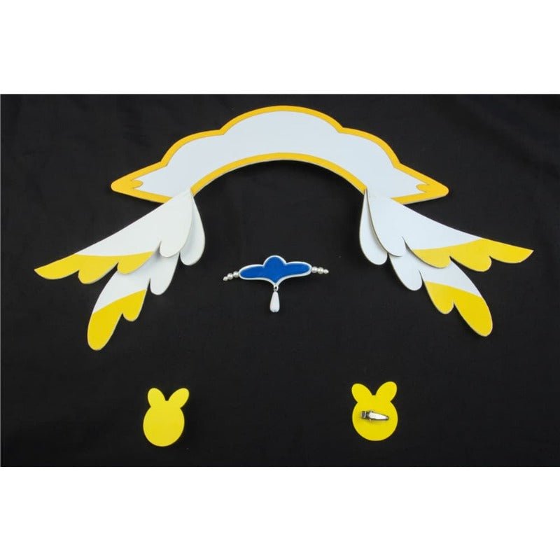 Traje de Cosplay de Cure Ange Yakushiji Saaya de Hugtto! Pretty Cure para Adultos - Fantasia Cosera