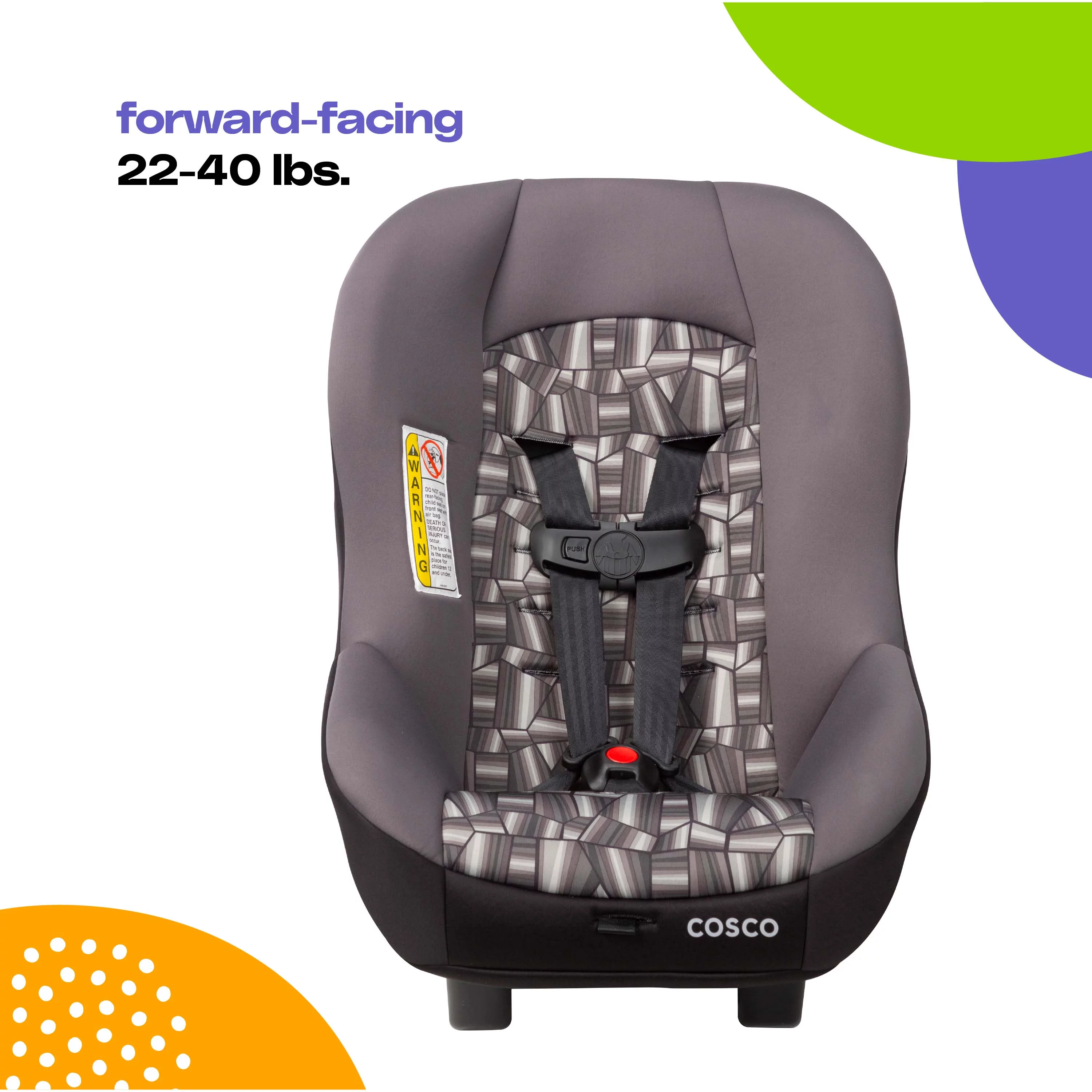 Cosco Kids Scenera NEXT Convertible Car Seat, Otto - MadeInUSA