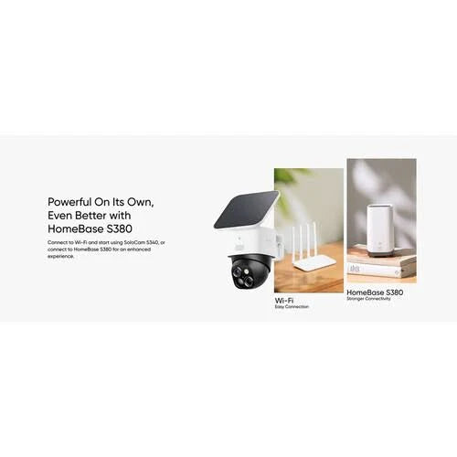 Eufy Security SoloCam S340 3K HD Solar-Powered Outdoor Security Camera - MadeInUSA