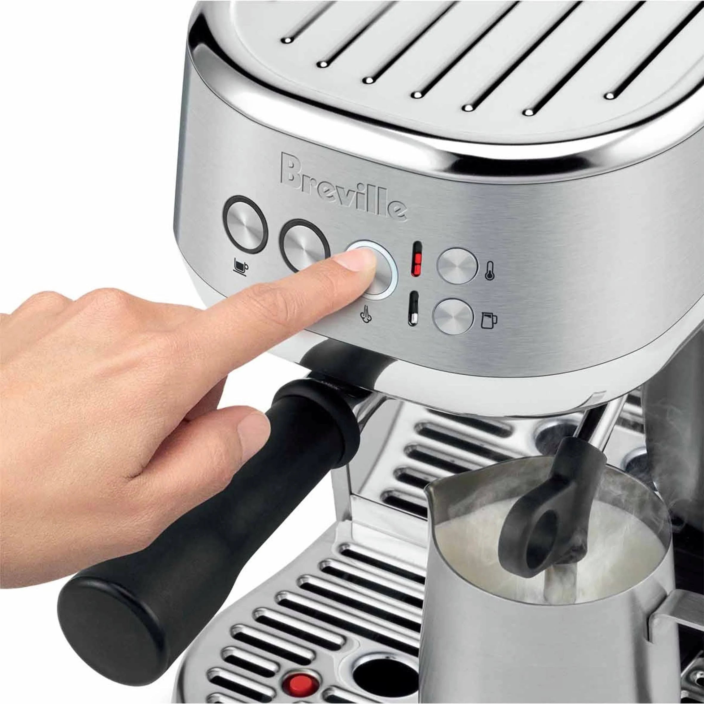 Breville Bambino Plus Espresso Machine Stainless Steel - MadeInUSA