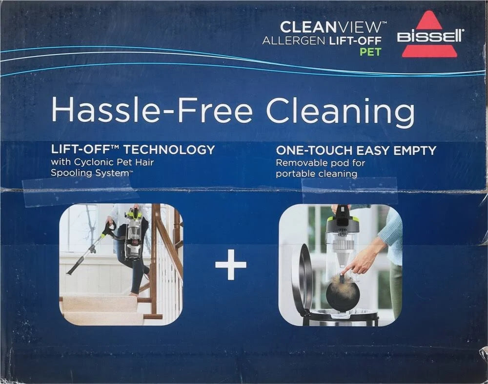 Bissell Cleanview Allergen Lift-Off Pet Vacuum - MadeInUSA
