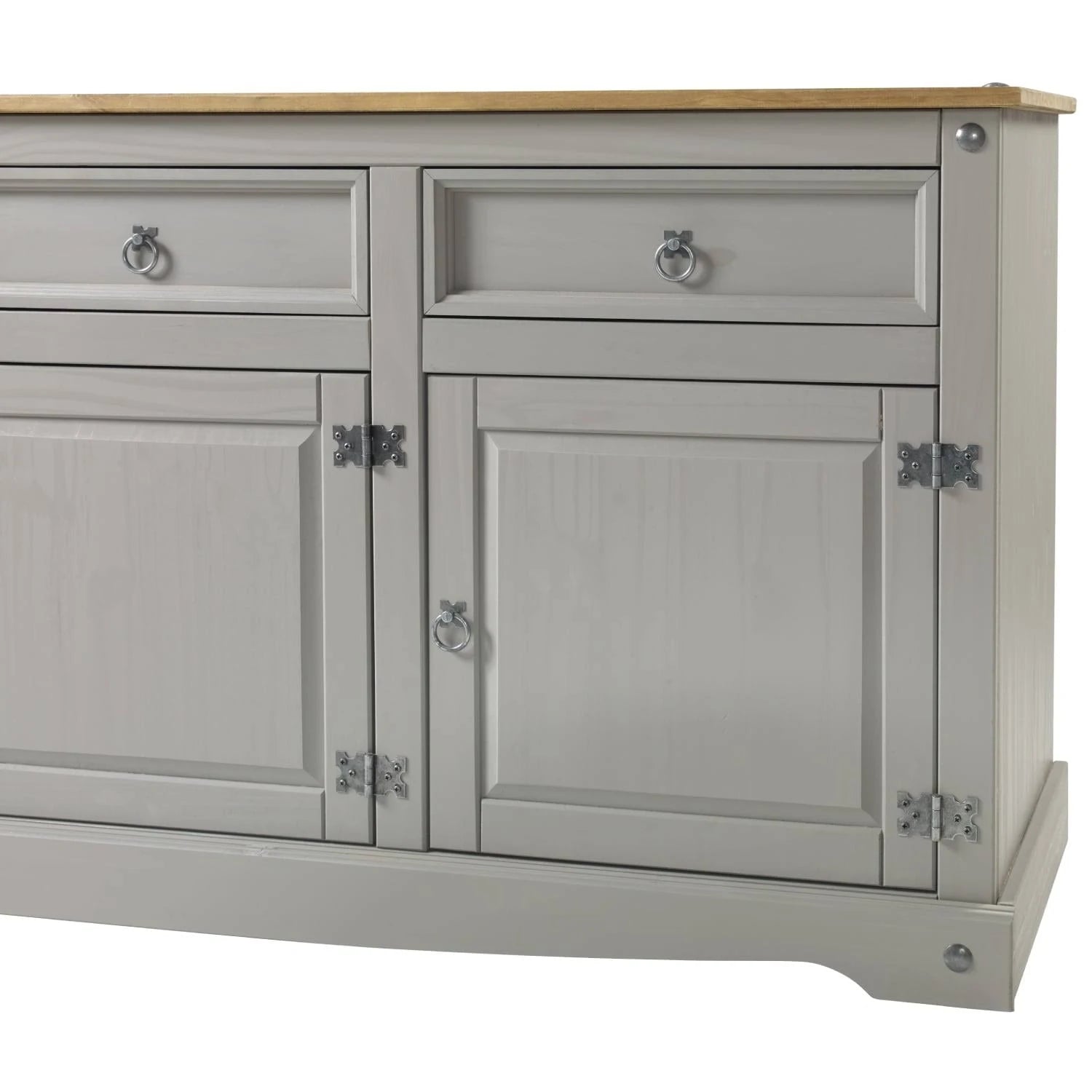 Wood Buffet Sideboard Corona Gray | Furniture Dash COG917 - MadeInUSA