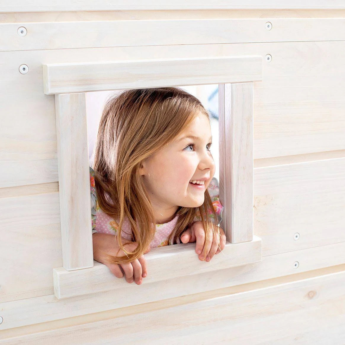 Max & Lily Modern Farmhouse Low Loft Bed, Twin Bed Frame for Kids with 1 Drawer, White Wash - MadeInUSA