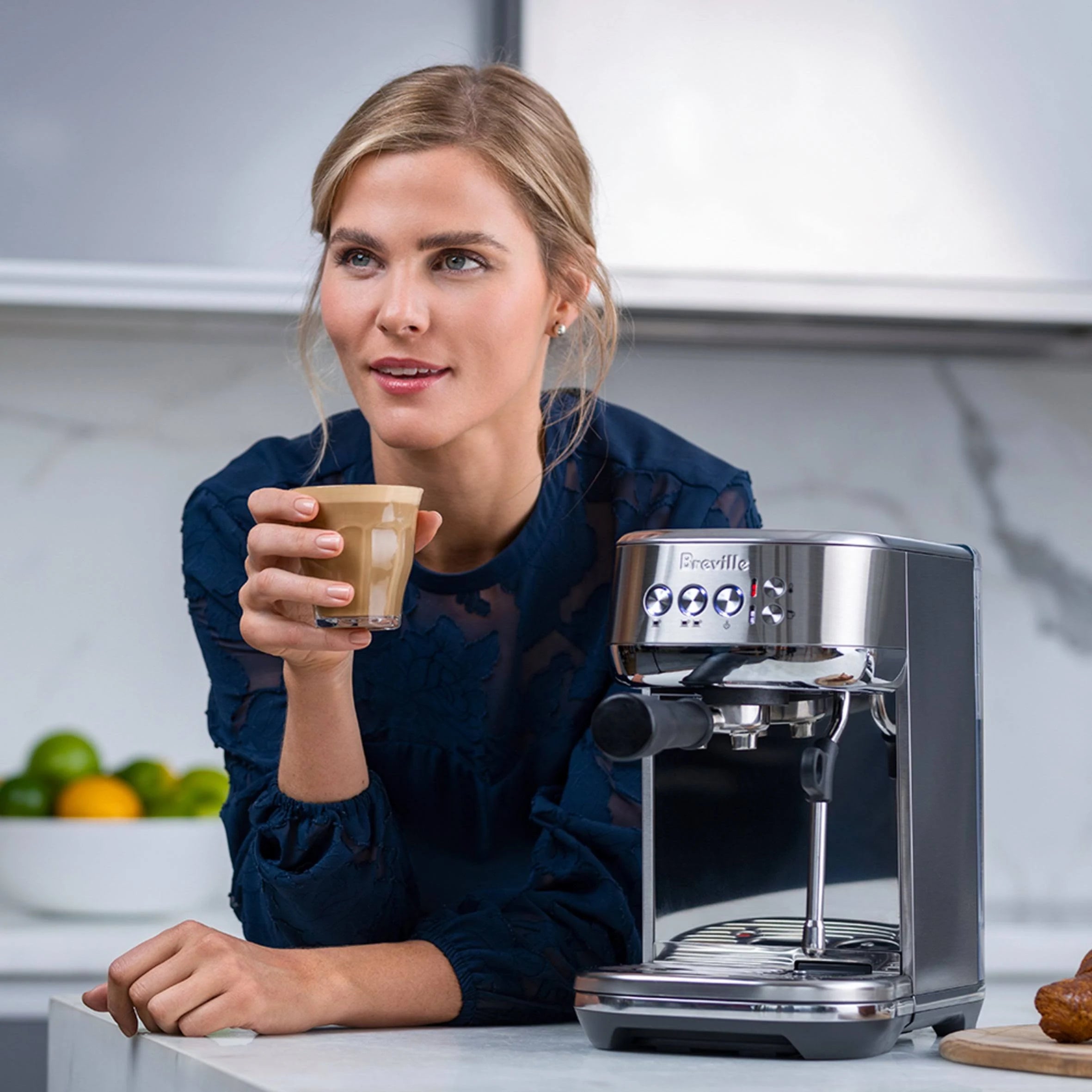 Breville Bambino Plus Espresso Machine Stainless Steel - MadeInUSA