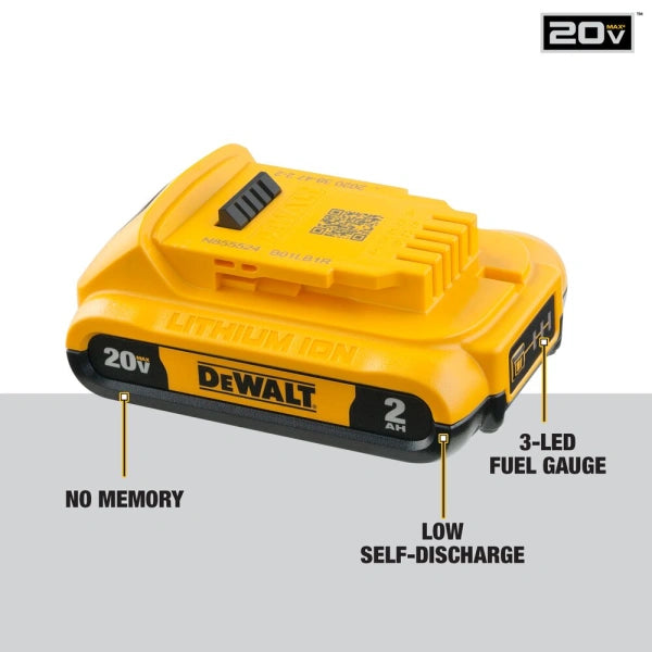 ATOMIC 20V MAX Brushless Cordless 4Tool Combo Kit 2.0 Ah - MadeInUSA