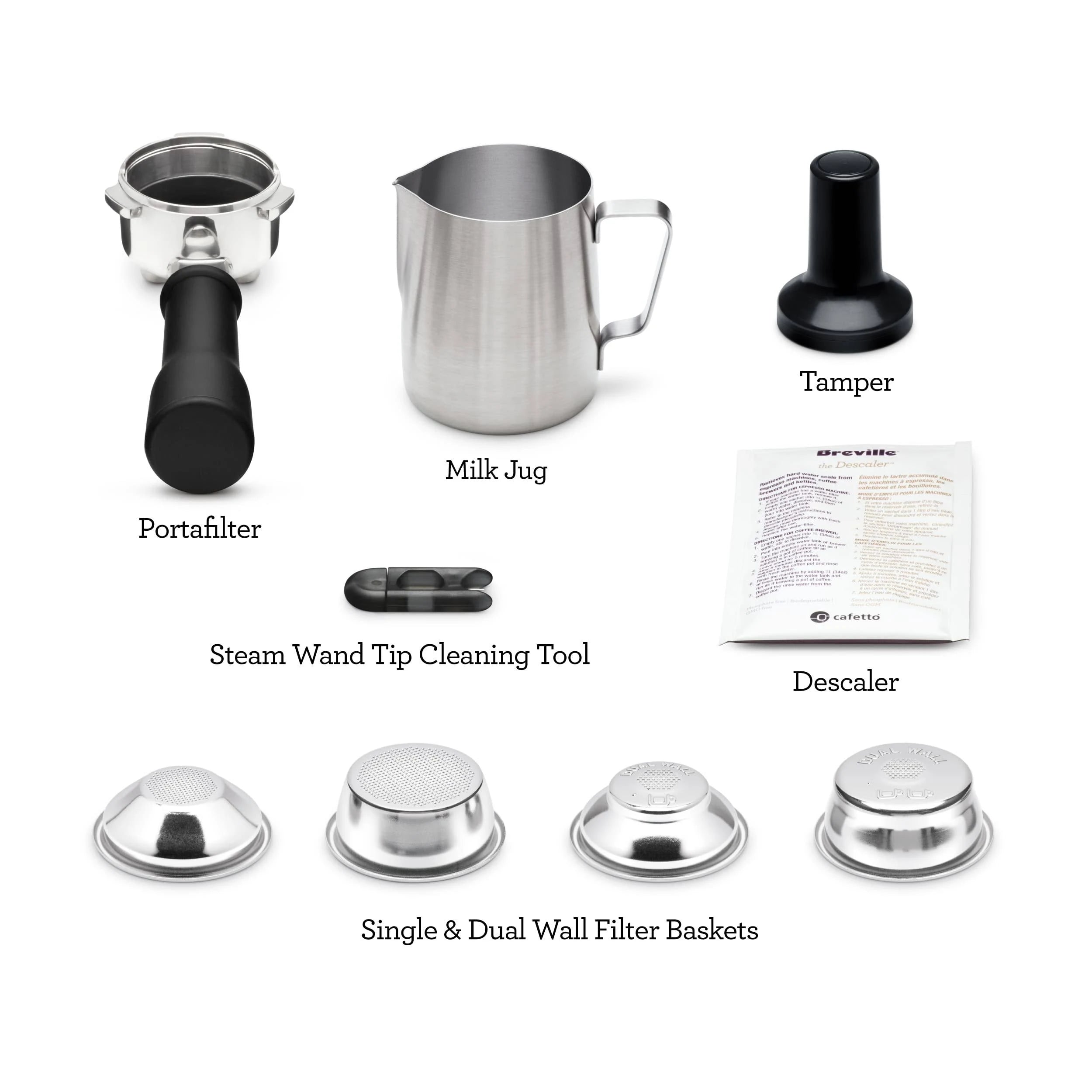 Breville Bambino Espresso Machine ,Stainless - MadeInUSA