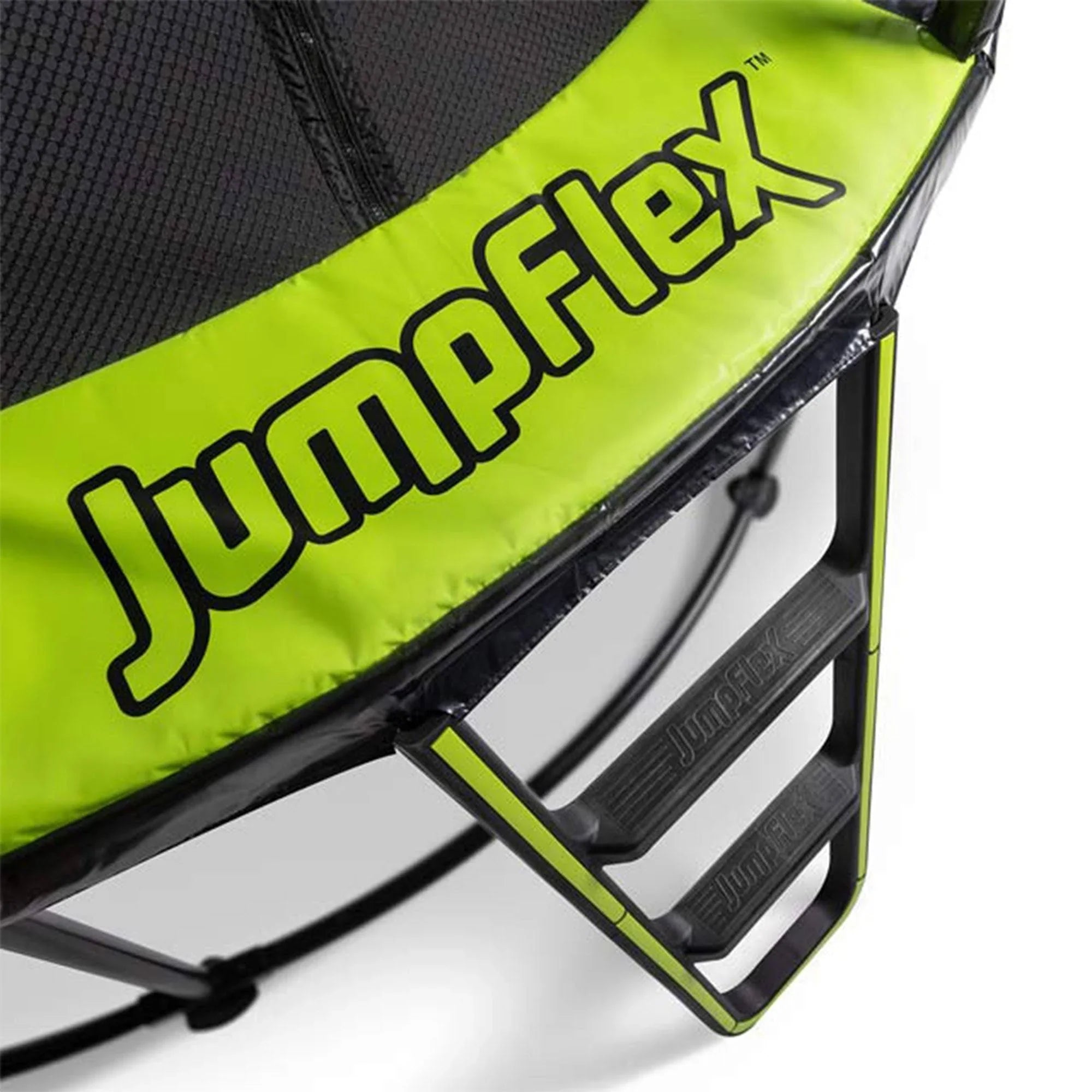 Jumpflex Hero 15' Trampoline for Kids Outdoor Play Equipment with Net & Ladder - MadeInUSA