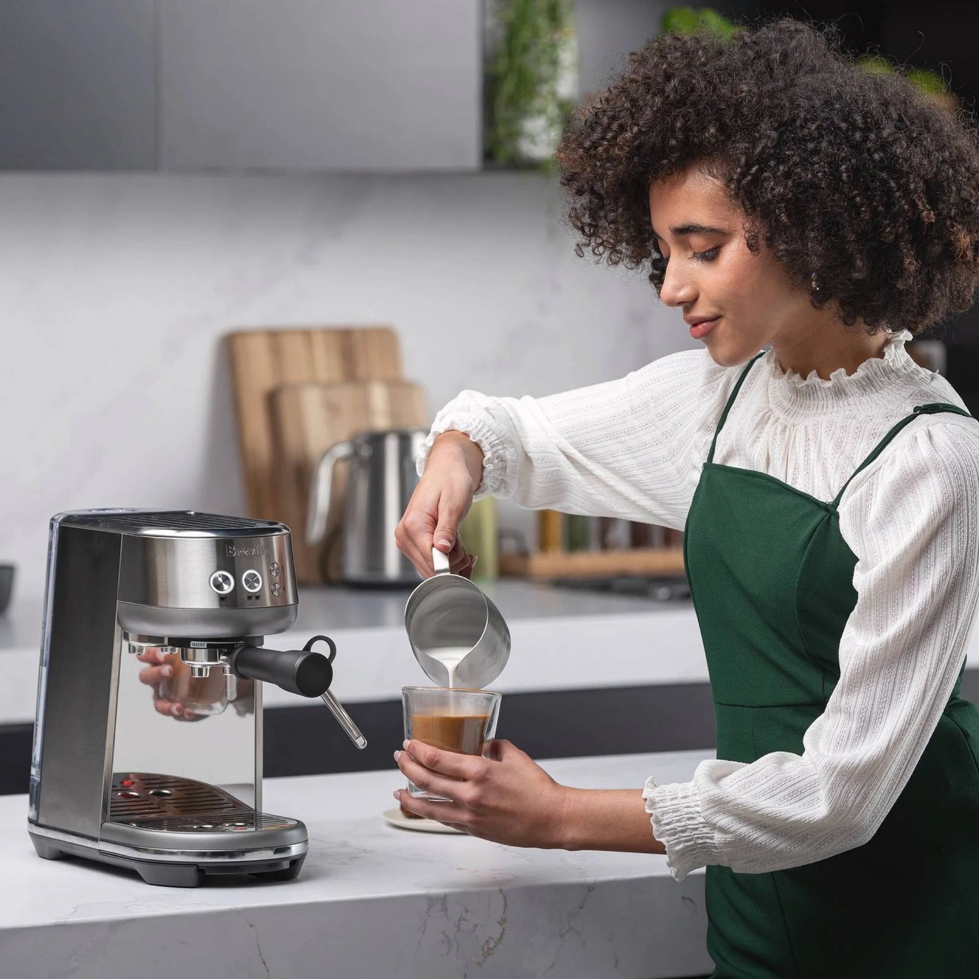 Breville Bambino Espresso Machine ,Stainless - MadeInUSA