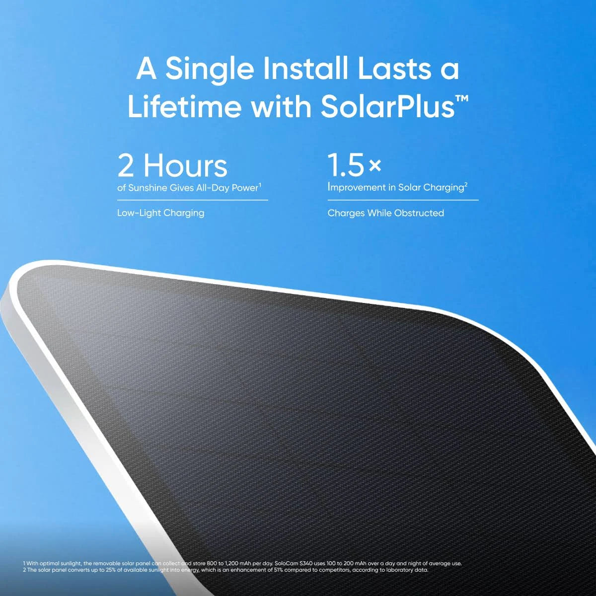Eufy Security SoloCam S340, Solar Security Camera, Wireless Outdoor Camera, 360° Pan & Tilt Surveillance, No Blind Spots, 2.4 GHz Wi-Fi, No Monthly T81701W1 - MadeInUSA