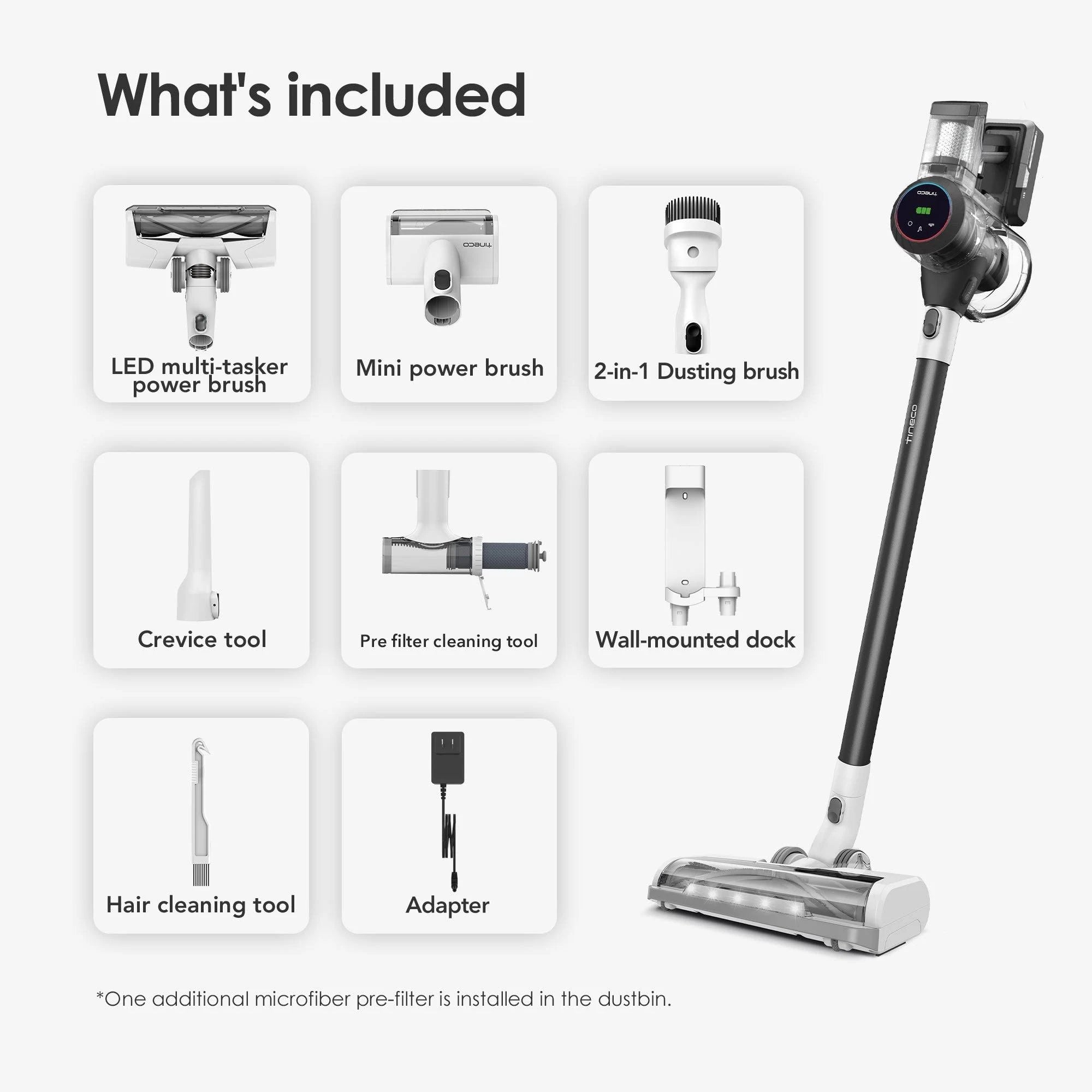 Tineco Pure One S11 Smart Cordless Stick Vacuum - MadeInUSA