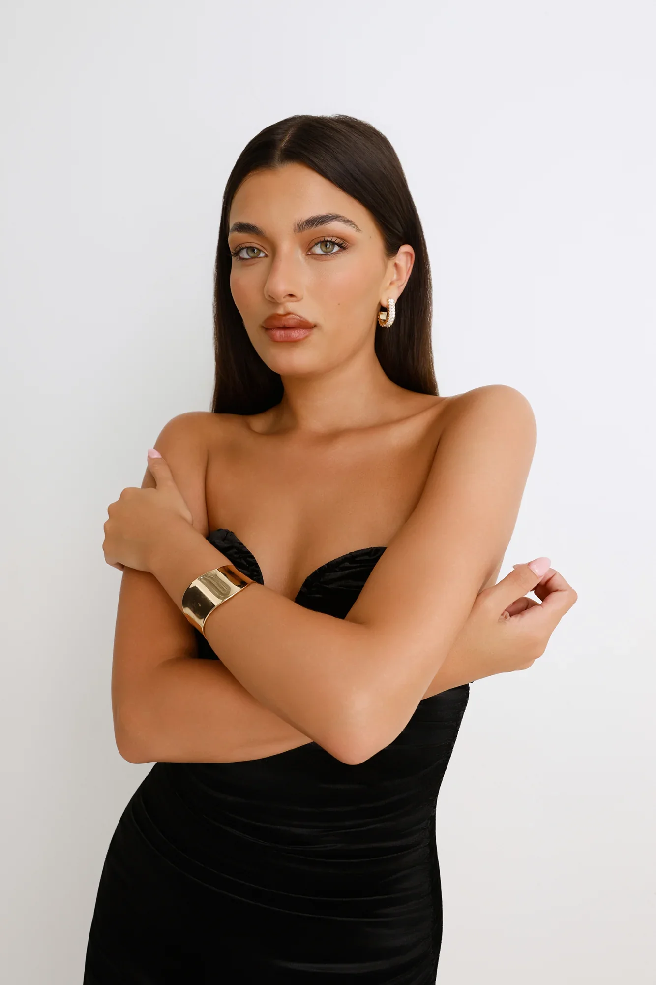 Icon Edit Cuff Bracelet Gold