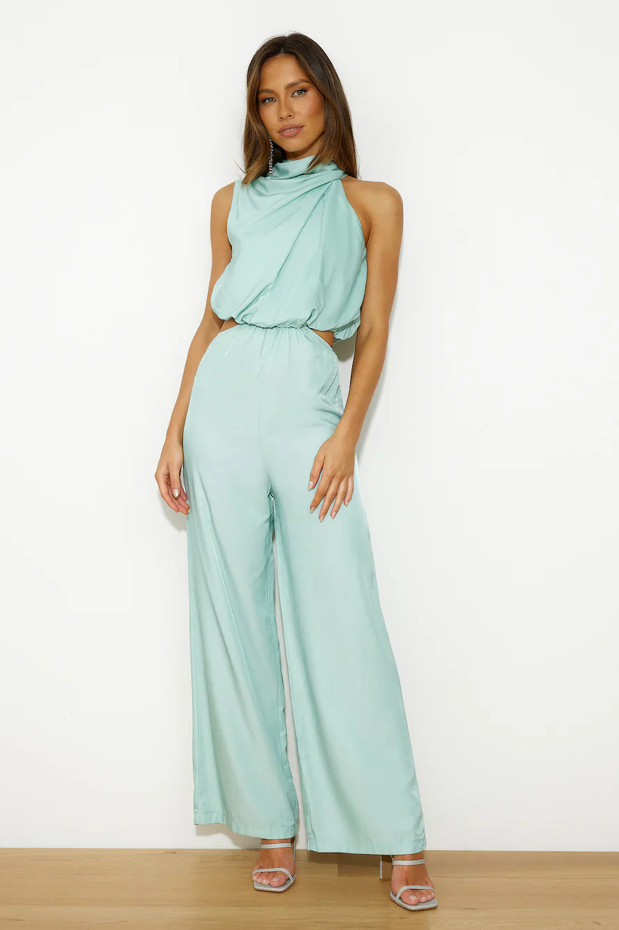 Her Values Jumpsuit Sage
