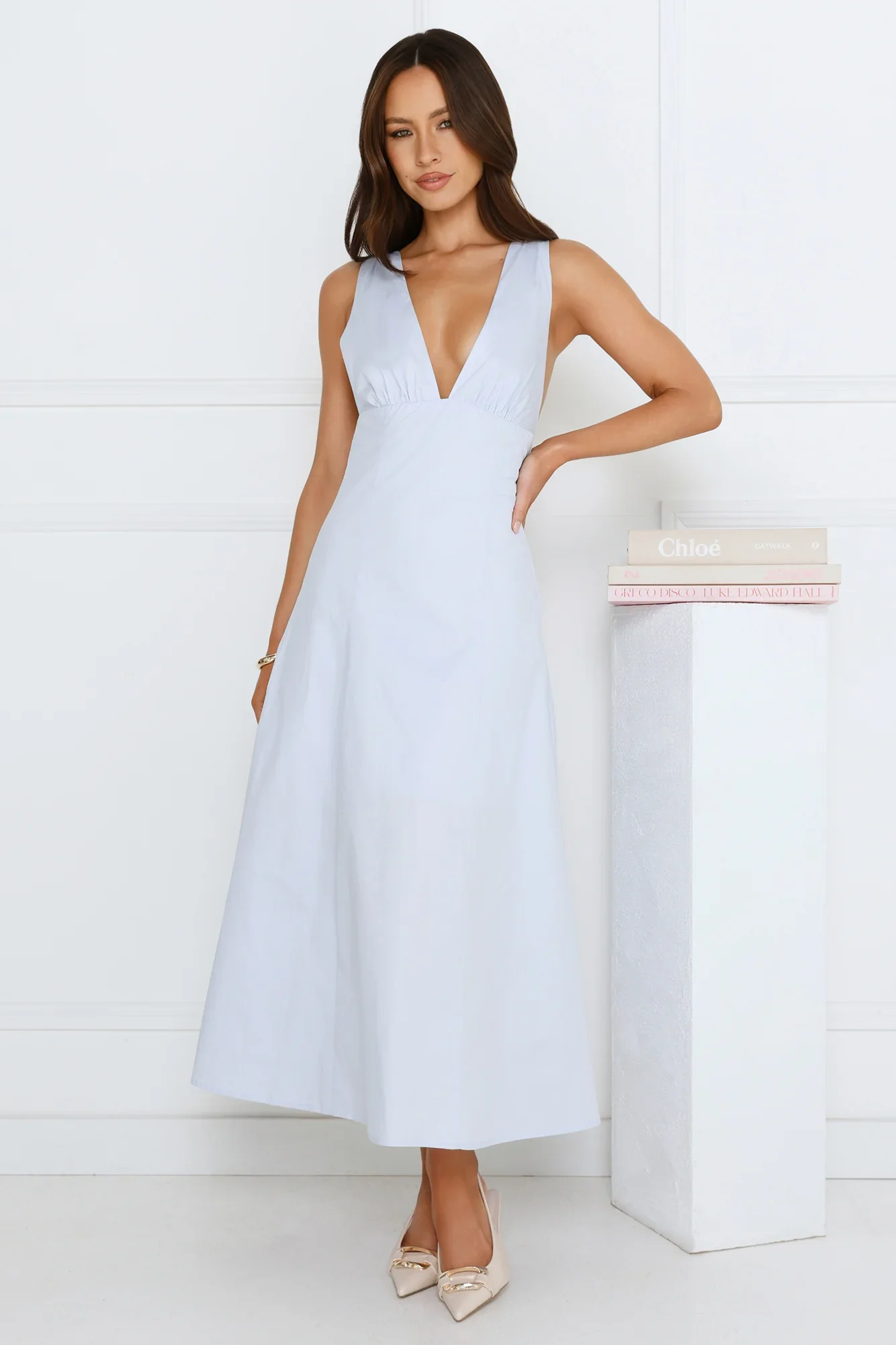 Iconic Moments Midi Dress Blue