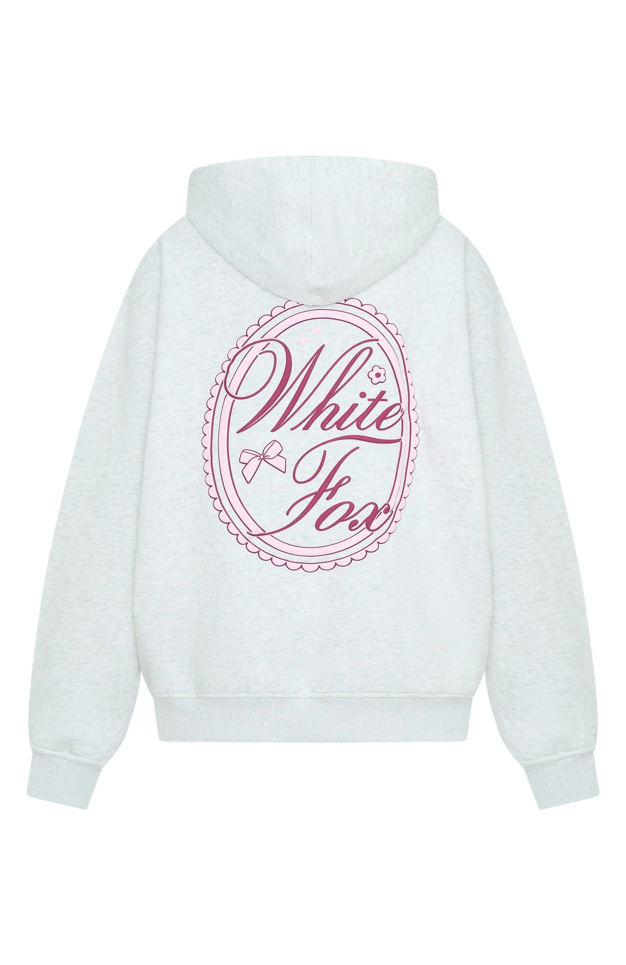 Meet At Sunrise Oversized Hoodie Grey Marle