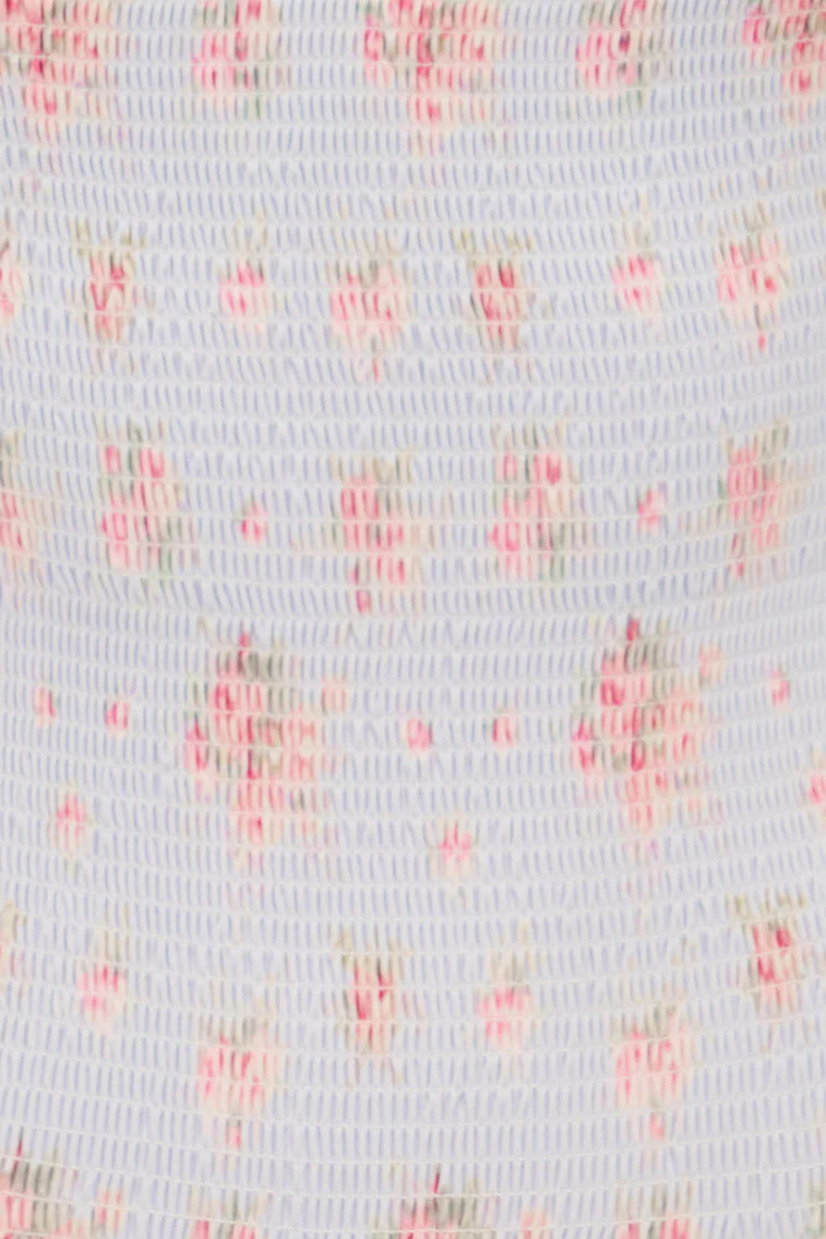 Korinth Floral Smocked One-Piece Swimsuit