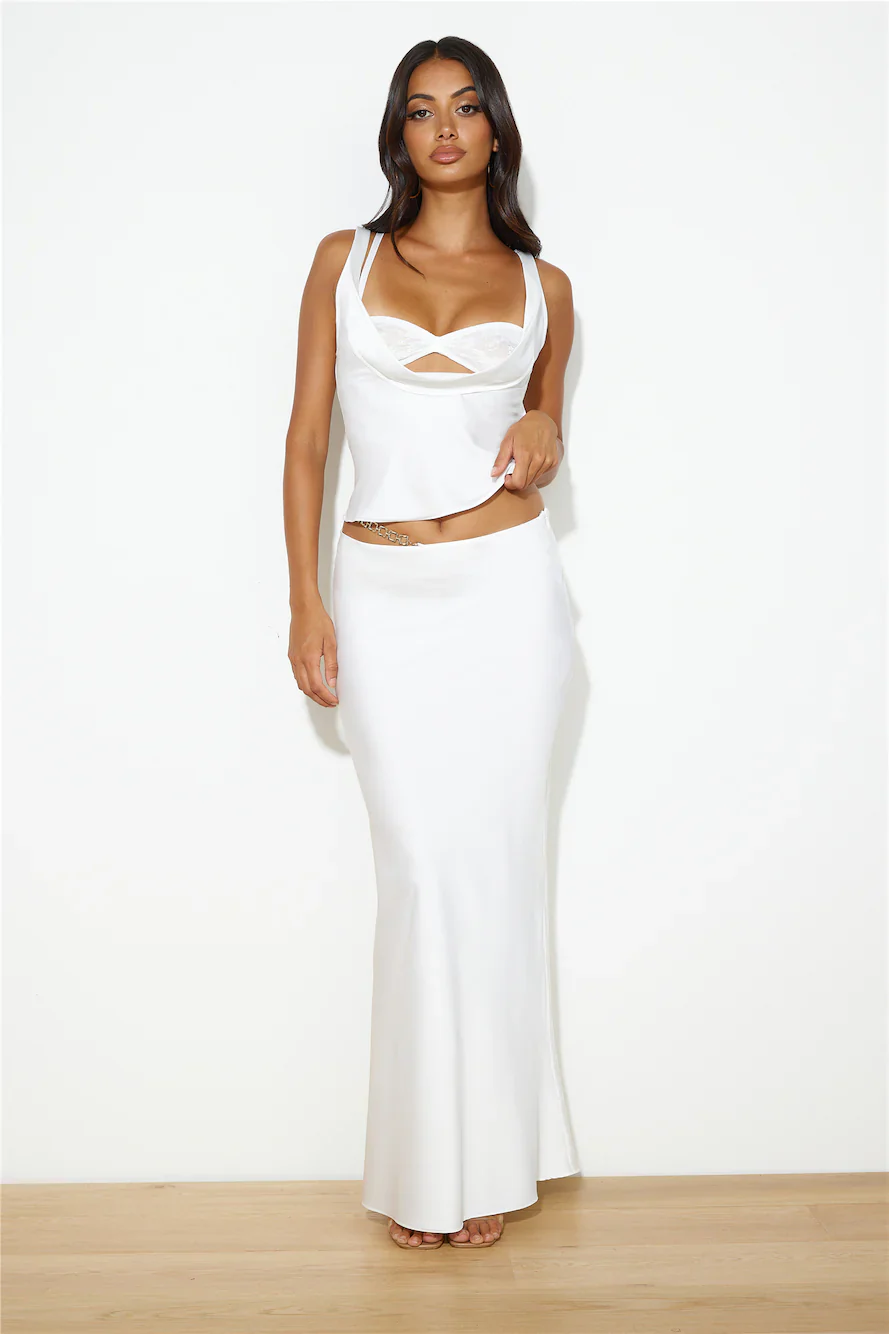 LIONESS Delilah Top Porcelain