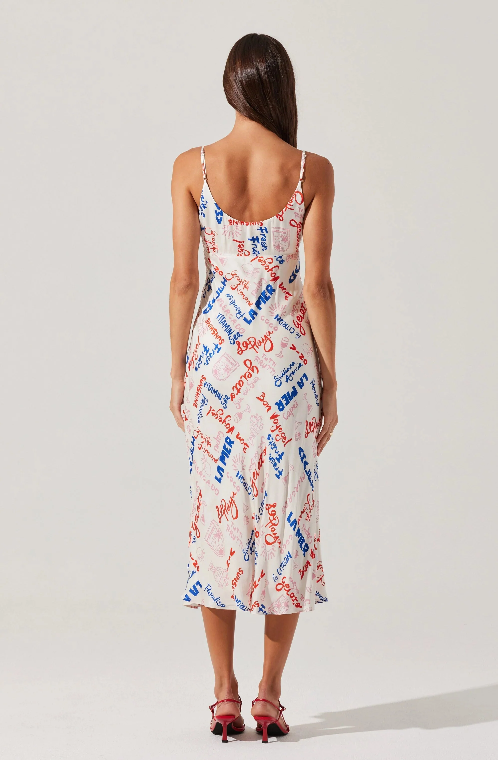 Joan Satin Midi Dress