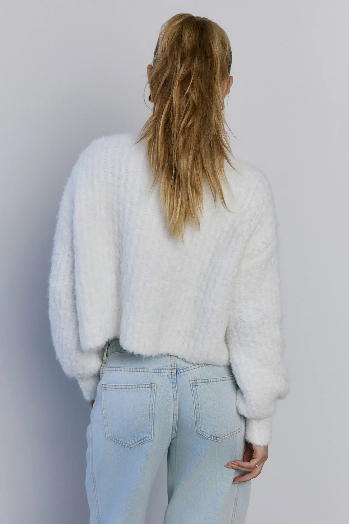 Ice Queen Knit Cardigan White