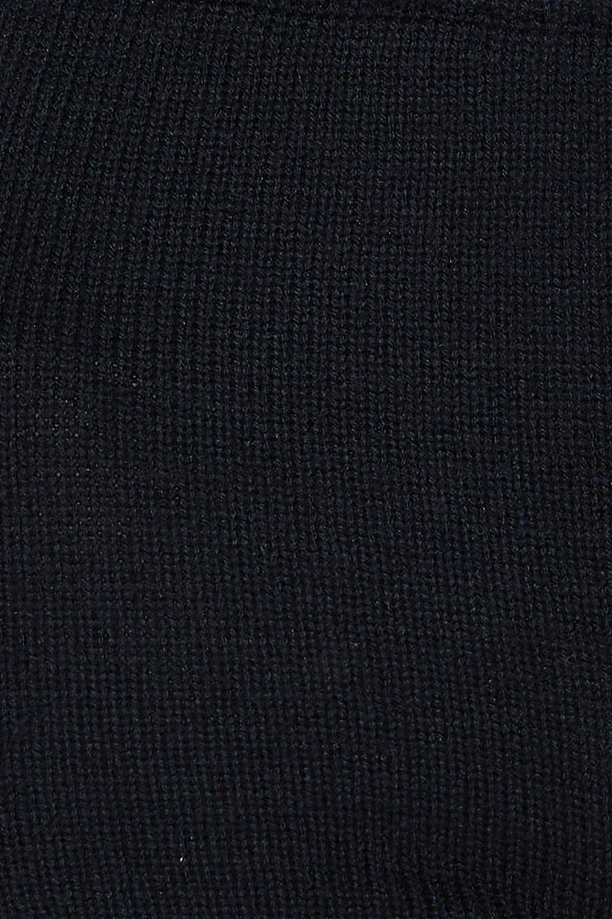 LIONESS Golden Knit Mini Short Onyx