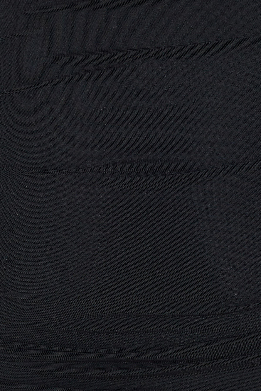 It's About You Mesh Mini Dress Black