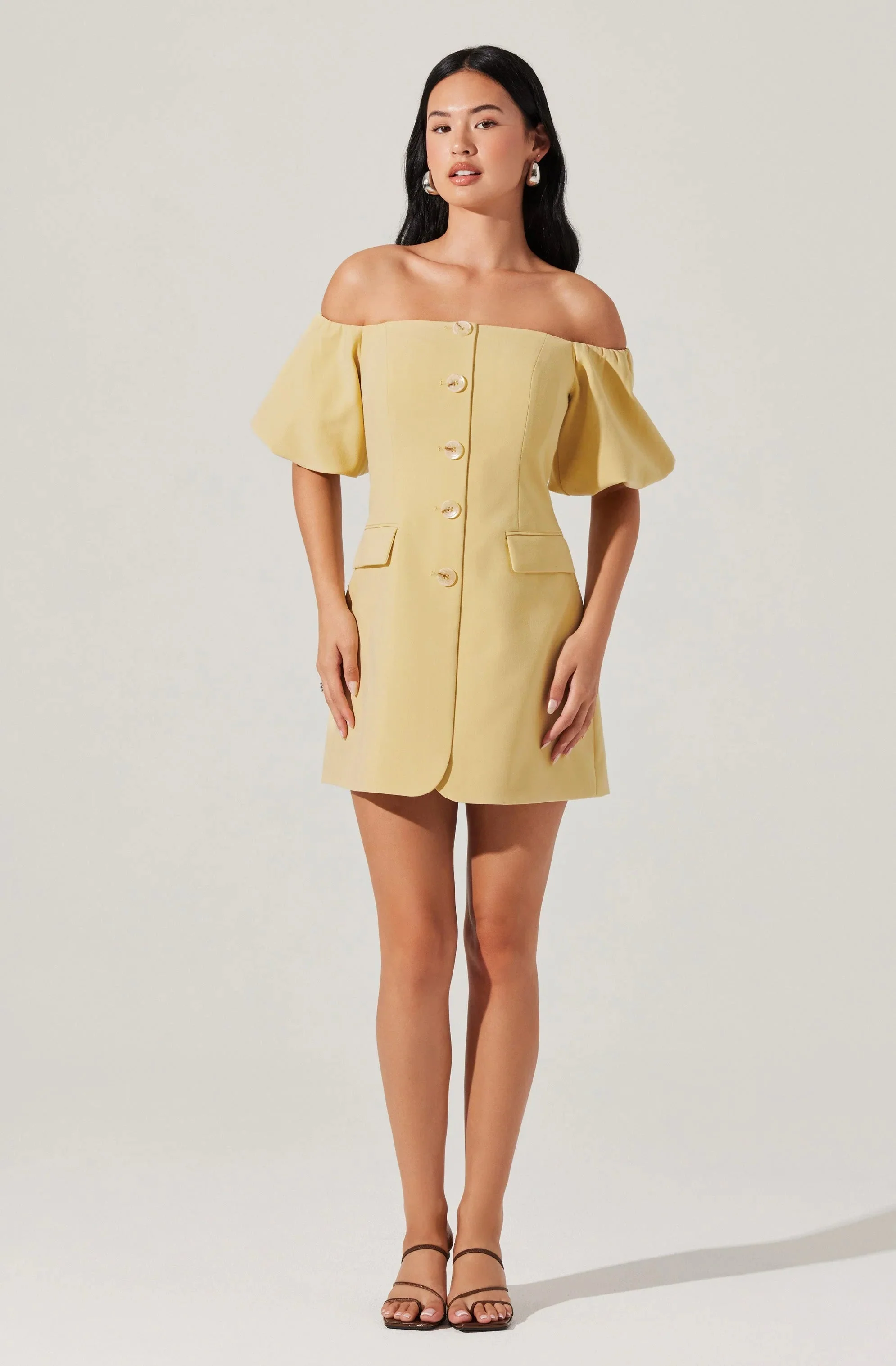 Biviana Off Shoulder Mini Dress