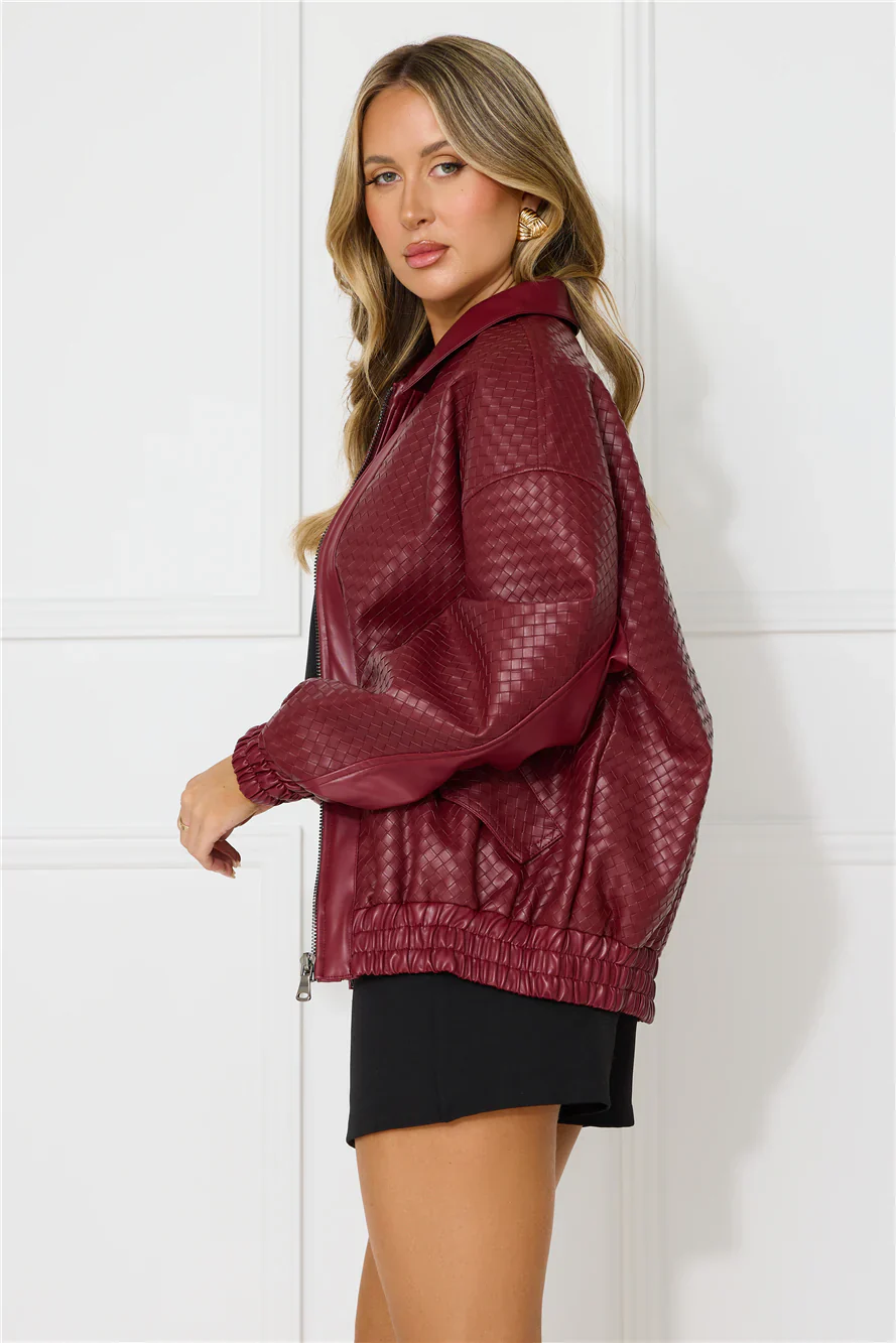 Kenny Bomber Dark Burgundy