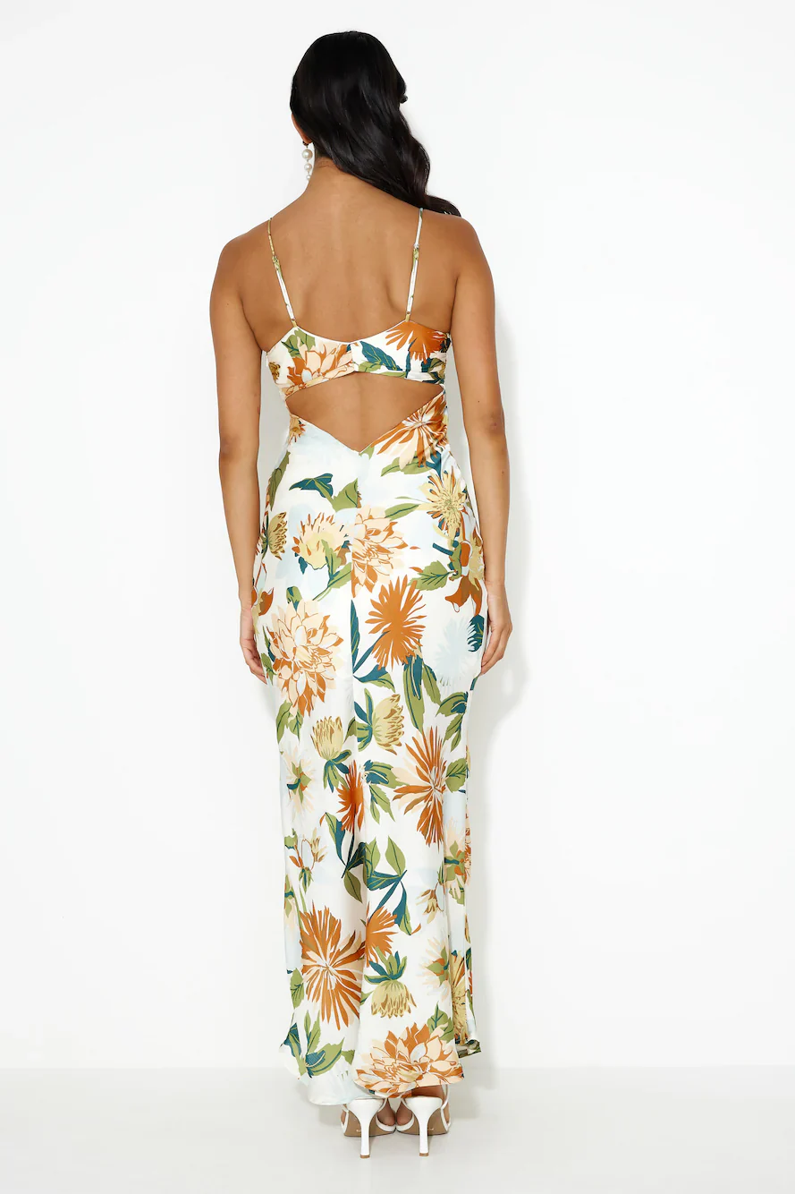 Her Own Skin Maxi Dress White