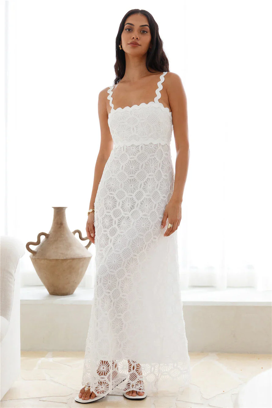 Blanca Maxi Dress White