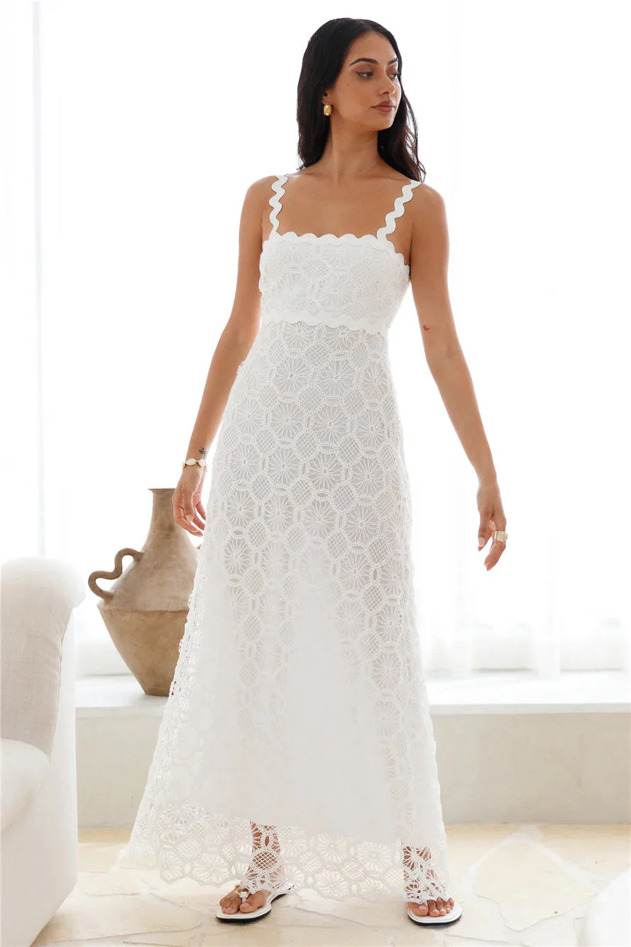 Blanca Maxi Dress White