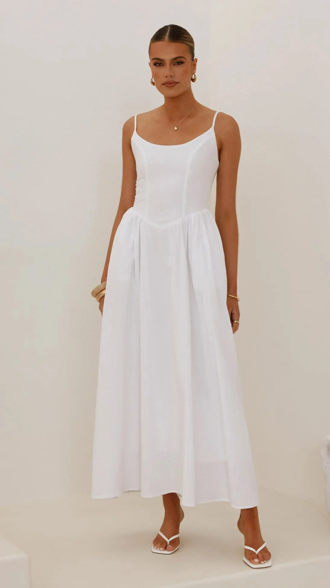 Laurelia Maxi Dress - White
