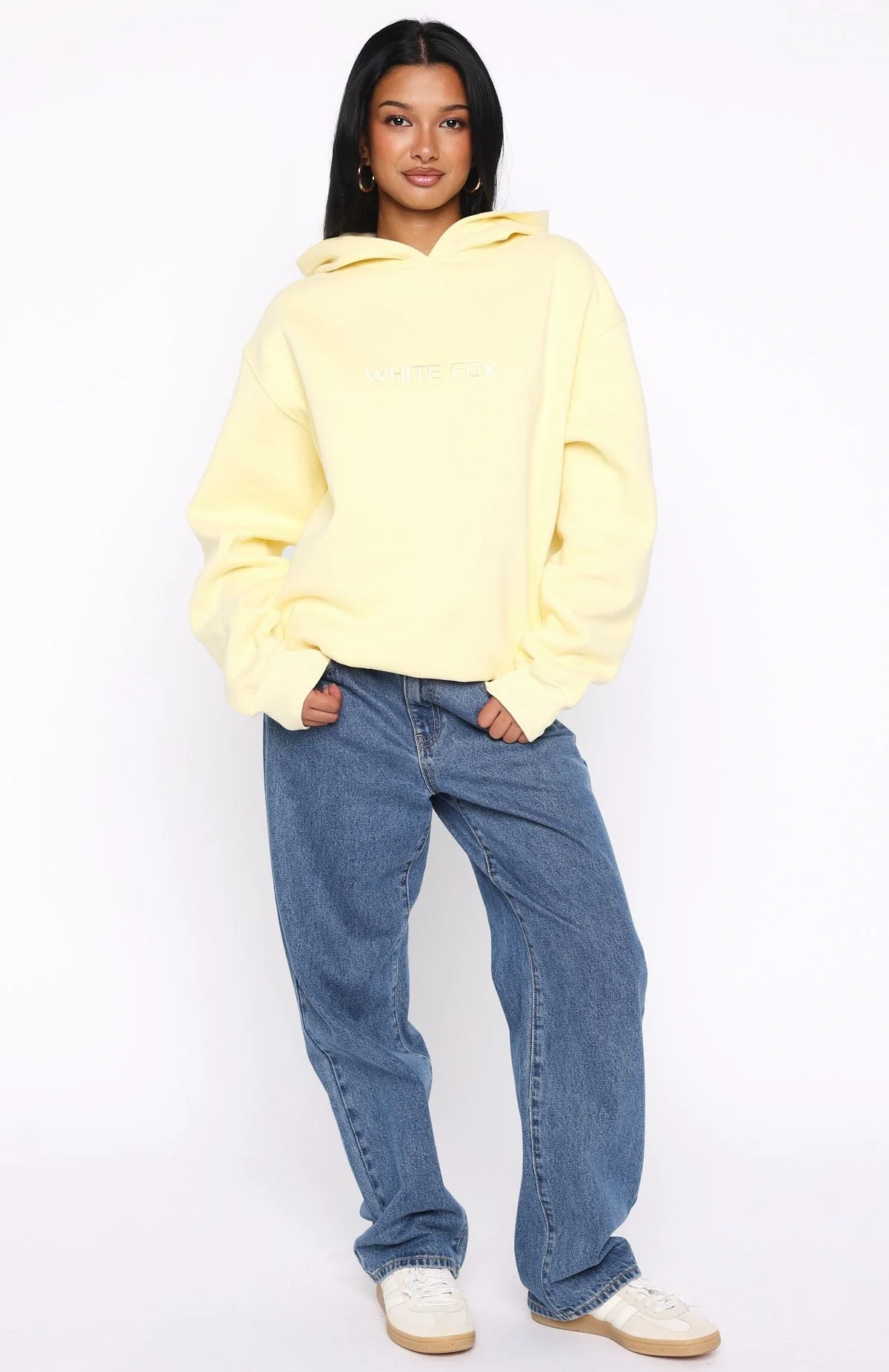 Stay Lifted Oversized Hoodie Lemon