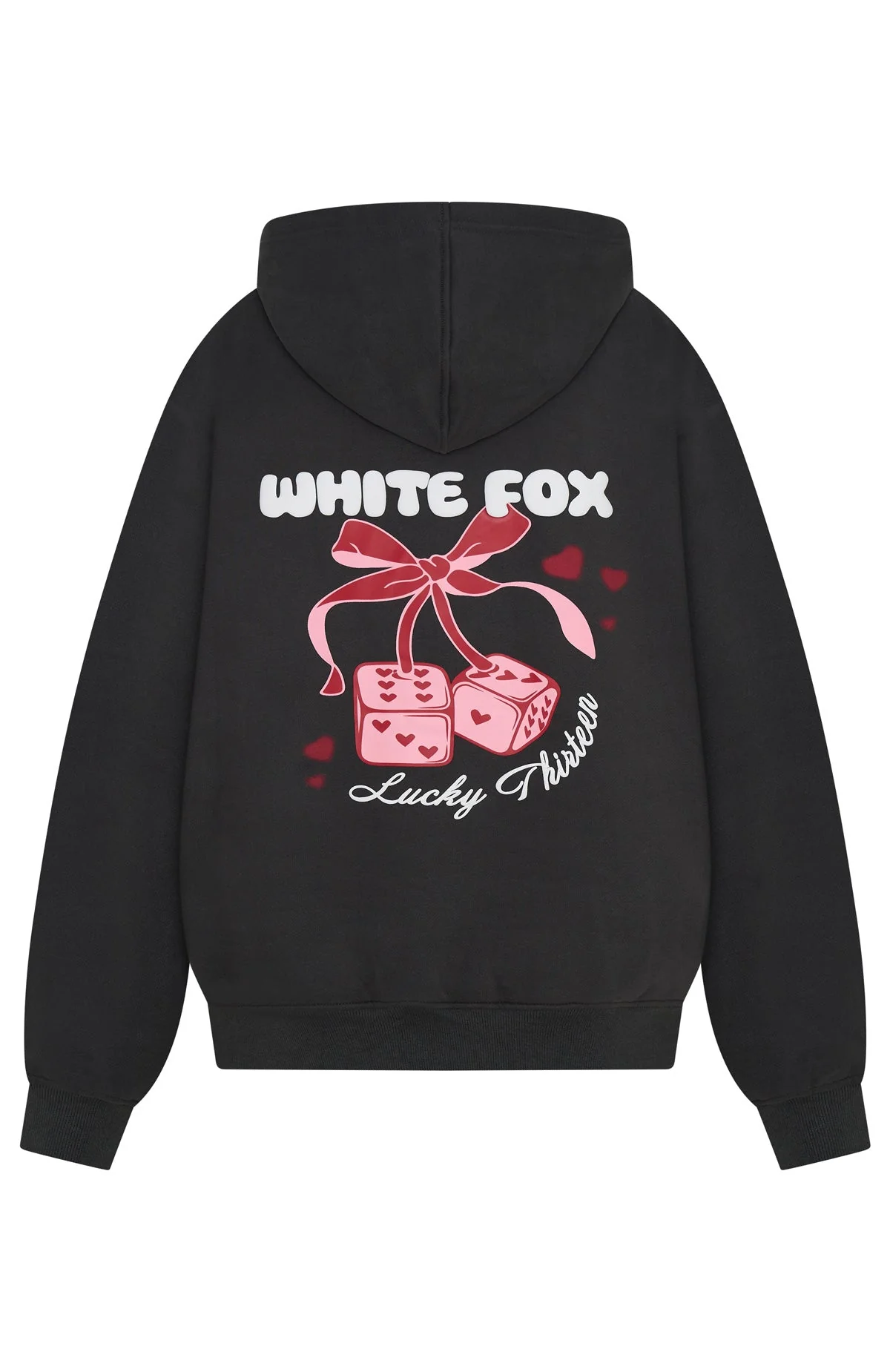 Lucky Thirteen Cheyenne Oversized Hoodie Charcoal