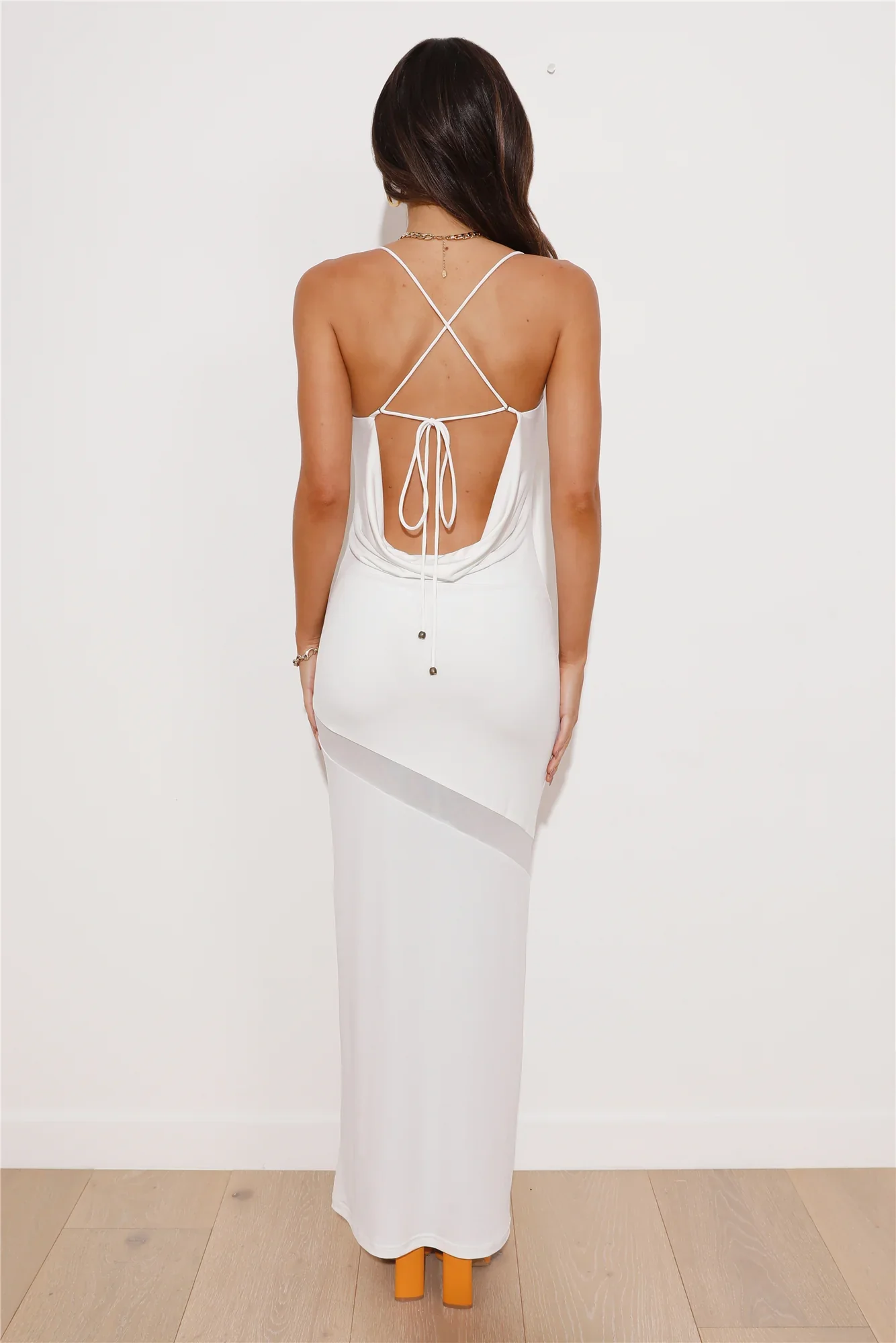 Hotter Than All Maxi Dress White