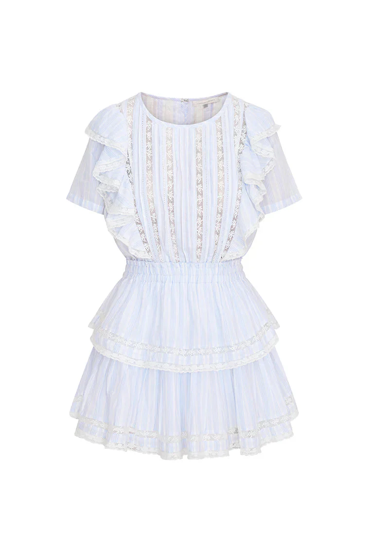 Natasha Stripe Cotton Mini Dress