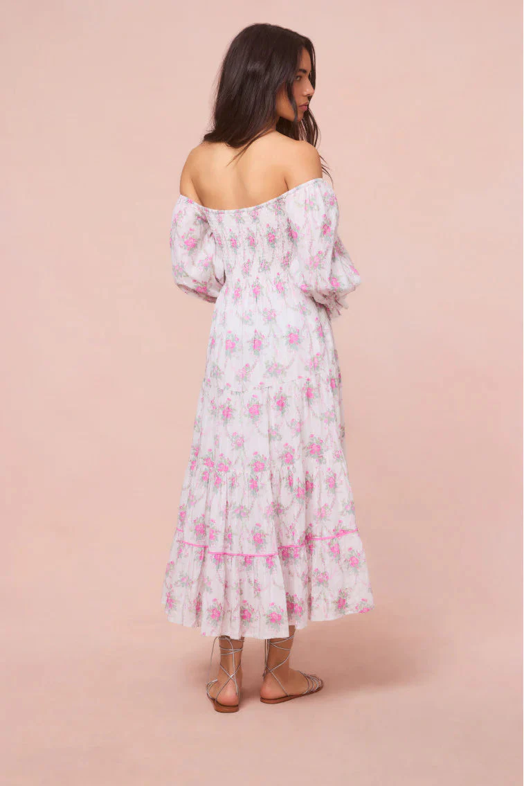 Rigby Cotton Floral Midi Dress