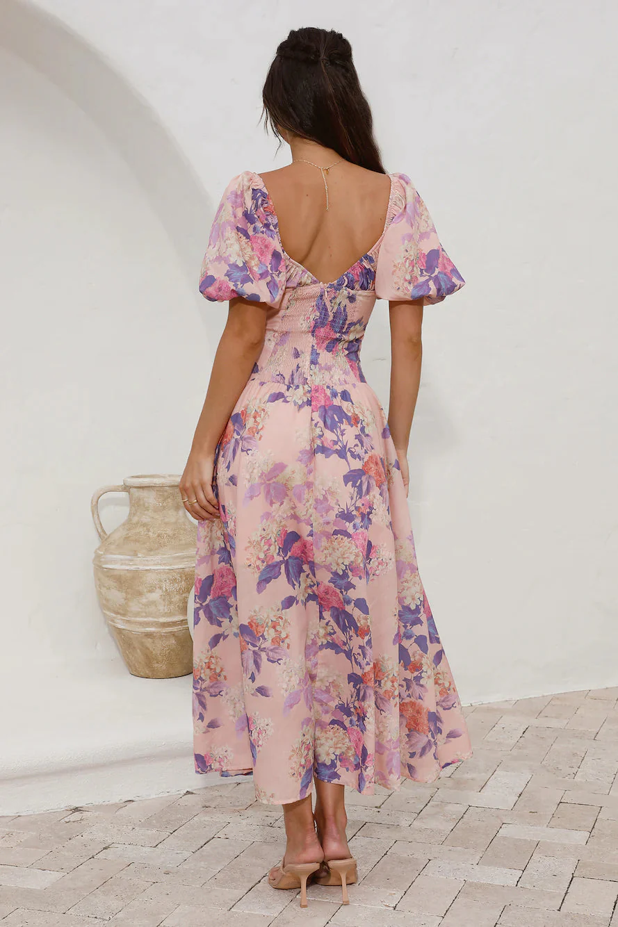 Sing Along Maxi Dress Pink