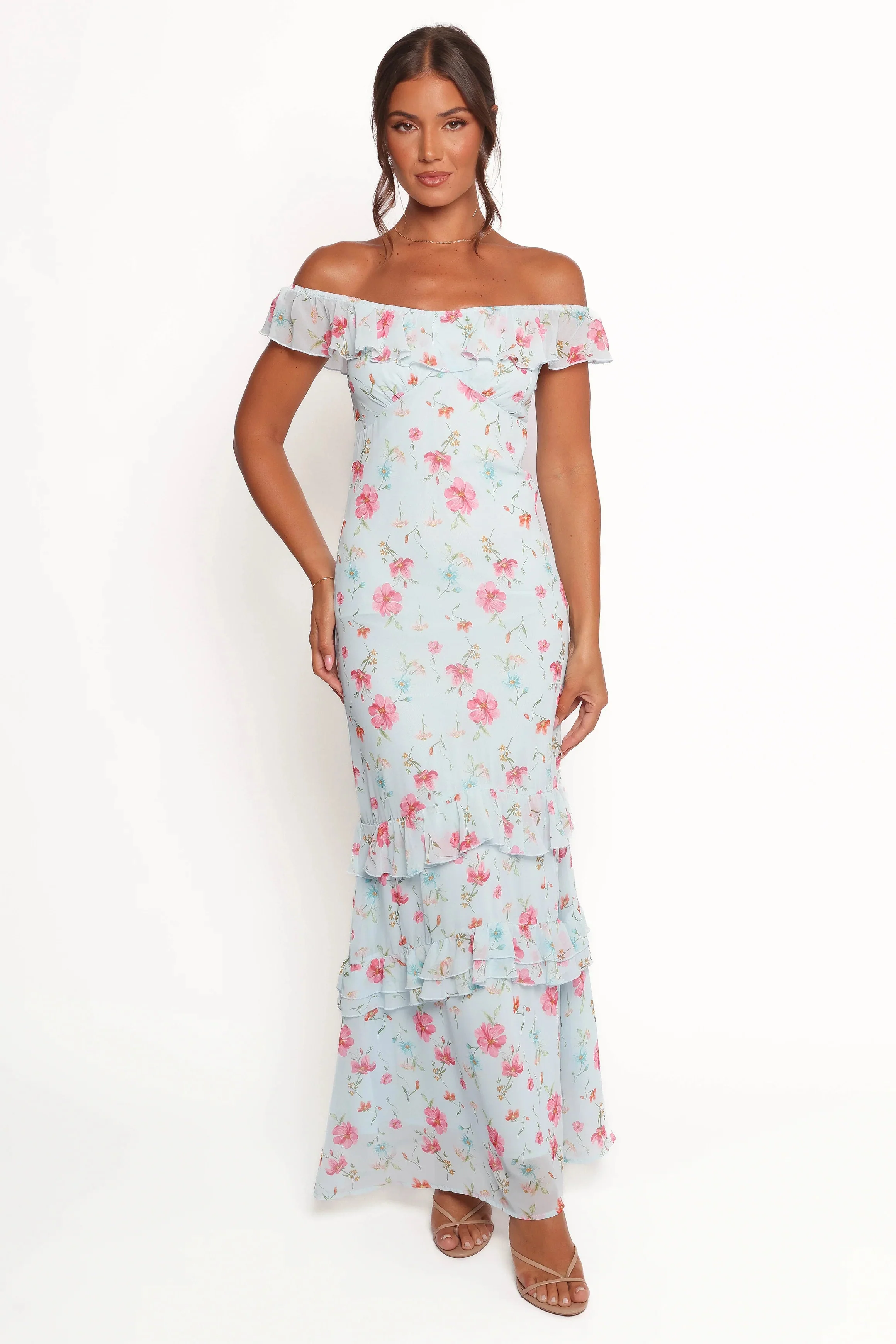 Irelynn Maxi Dress - Blue Floral